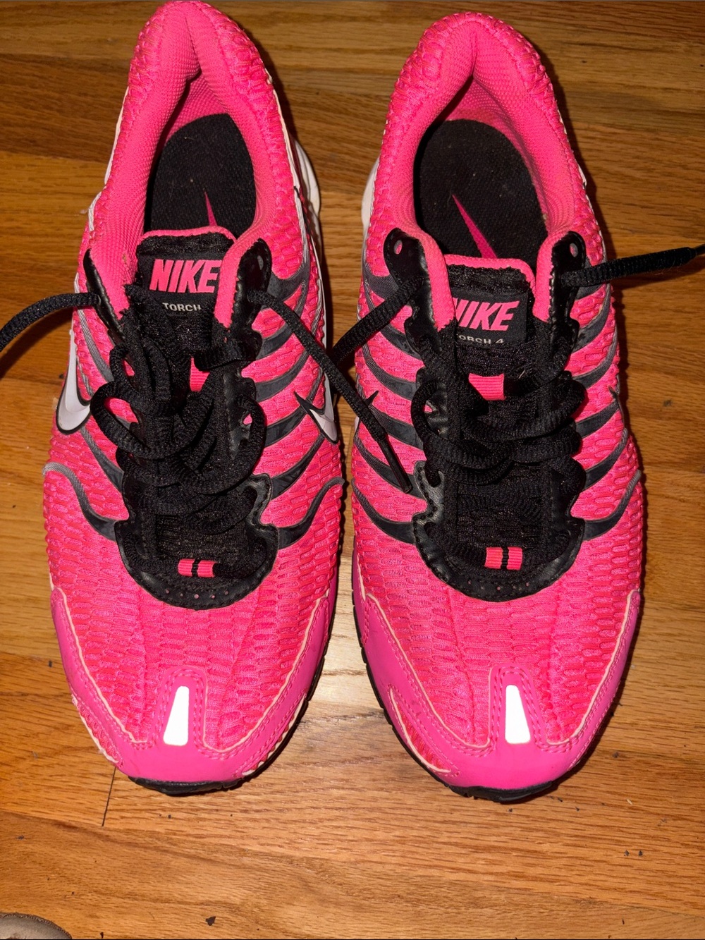 Nike Hot Pink and Black Women's Running Shoes